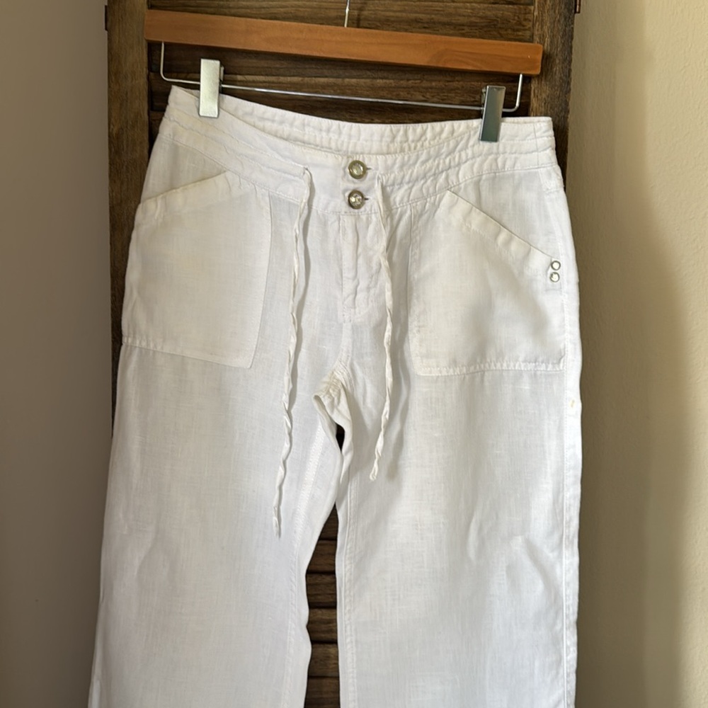 White Linen Pants by INC